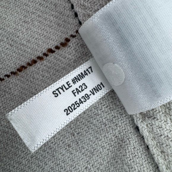 Like New Madewell Windowpane Boucle Oversized Shirt Jacket - Picture 9 of 11